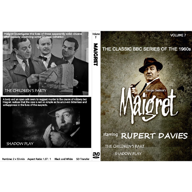 MAIGRET (1960s TV Series with Rupert Davies as Maigret) Vol 7