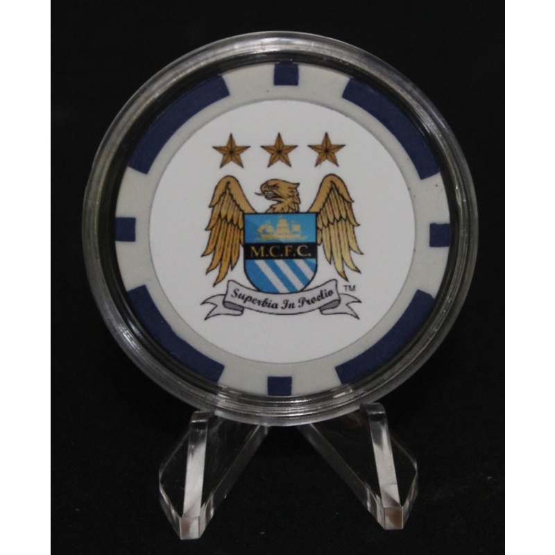 Poker Chip Card Guards Protectors - Manchester City
