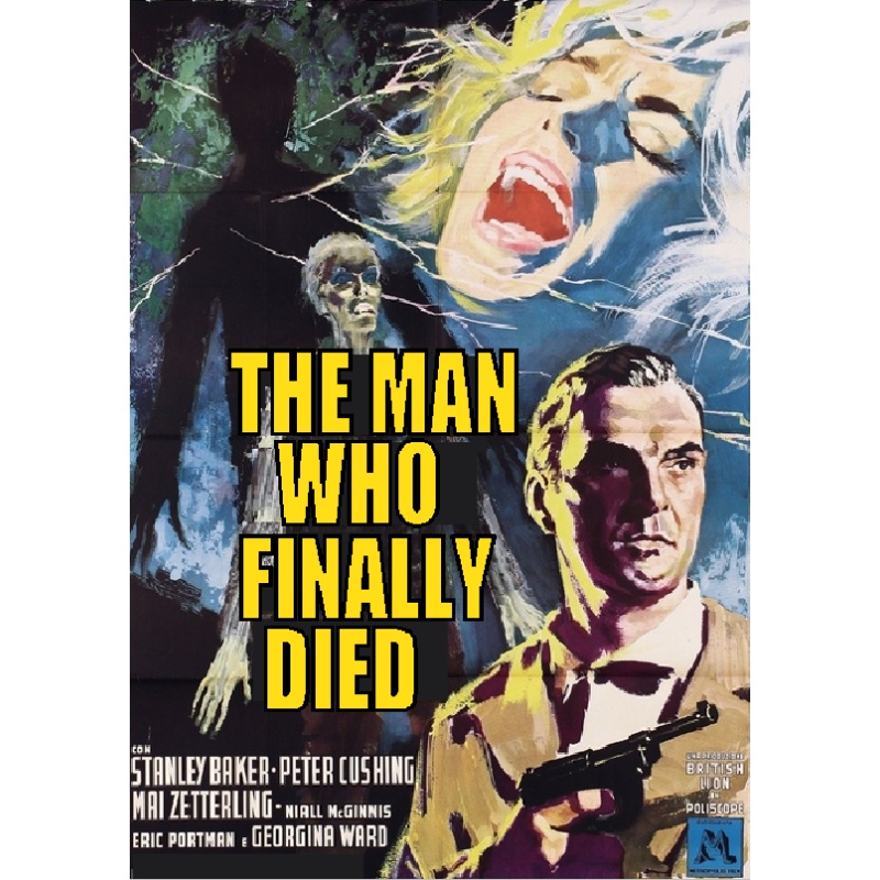 THE MAN WHO FINALLY DIED (1963) Peter Cushing Stanley Baker Mai Zetterling