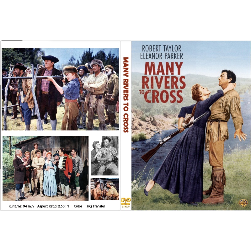 MANY RIVERS TO CROSS (1955) Robert Taylor Eleanor Parker