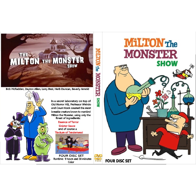 Milton The Monster Show DVD (Complete TV Series 1965-67) 4 discs Region All
