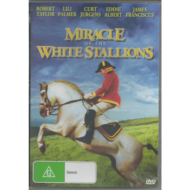 MIRACLE OF THE WHITE STALLION - ROBERT TAYLOR   ALL  REGION DVD