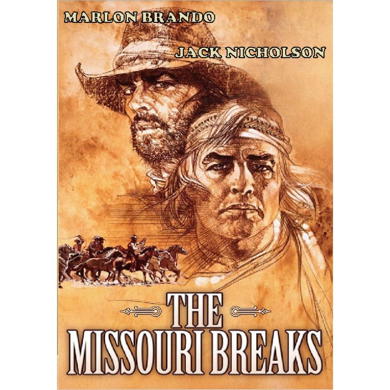 THE MISSOURI BREAKS (1976) Marlon Brando Jack Nicholson