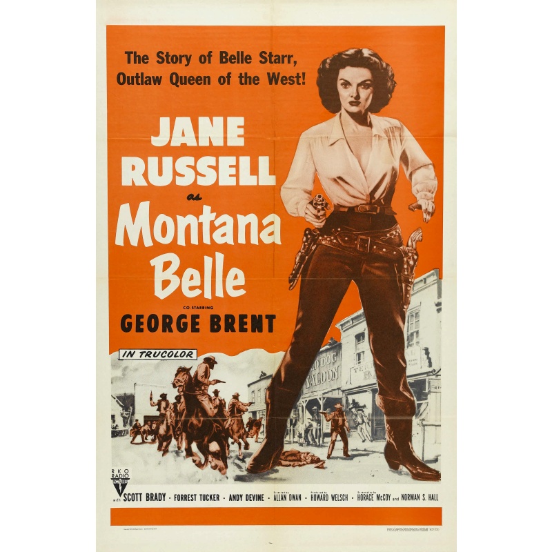 Montana Belle 1952 Jane Russell Scott Brady