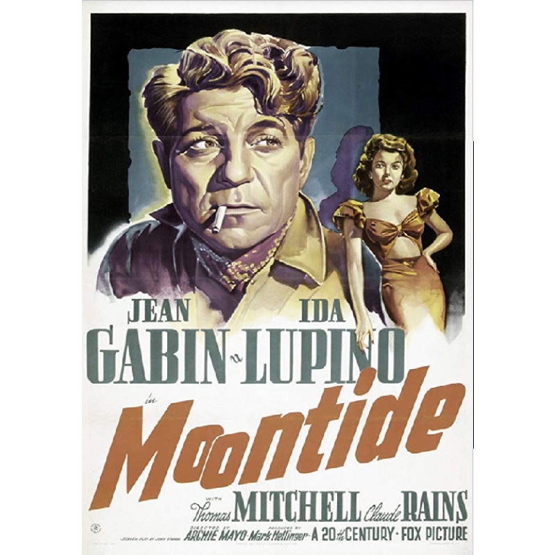 MOONTIDE (1942) Ida Lupino Claude Rains Jean Gabin