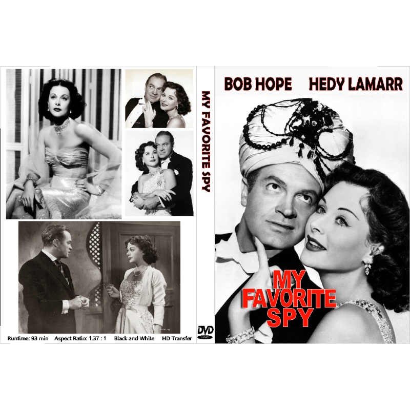 MY FAVORITE SPY (1951) Bob Hope Hedy Lemarr