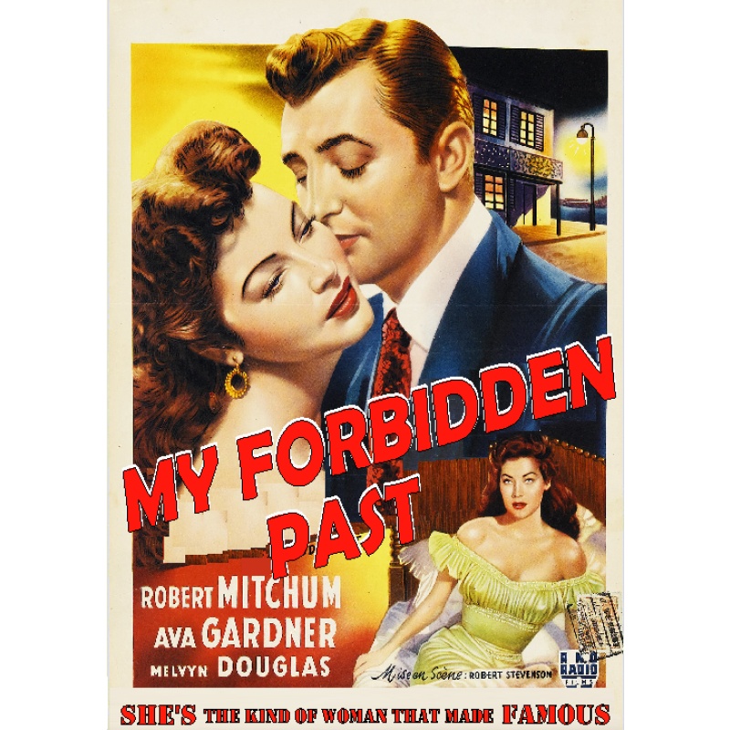 MY FORBIDDEN PAST (1951) Robert Mitchum Ava Gardner
