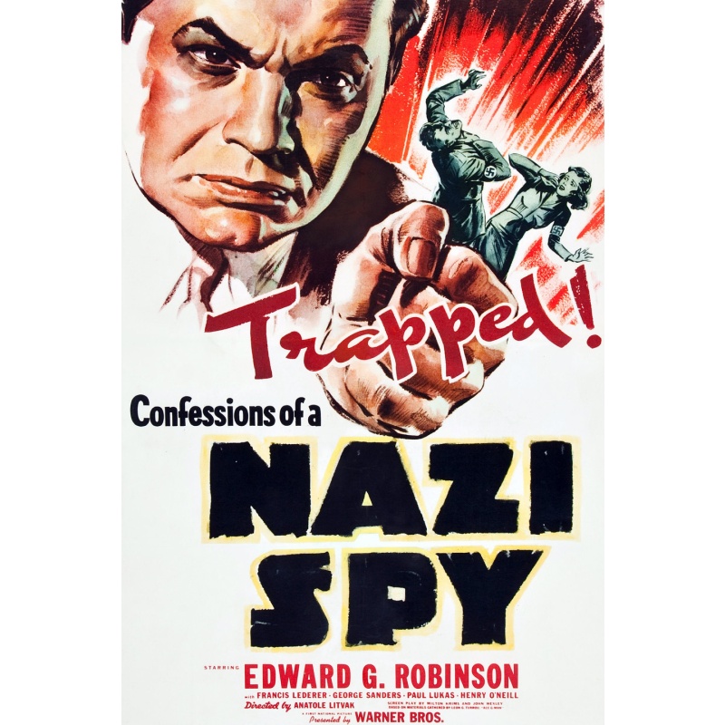 Confessions Of A Nazi Spy 1939 (Edward G. Robinson Francis Lederer