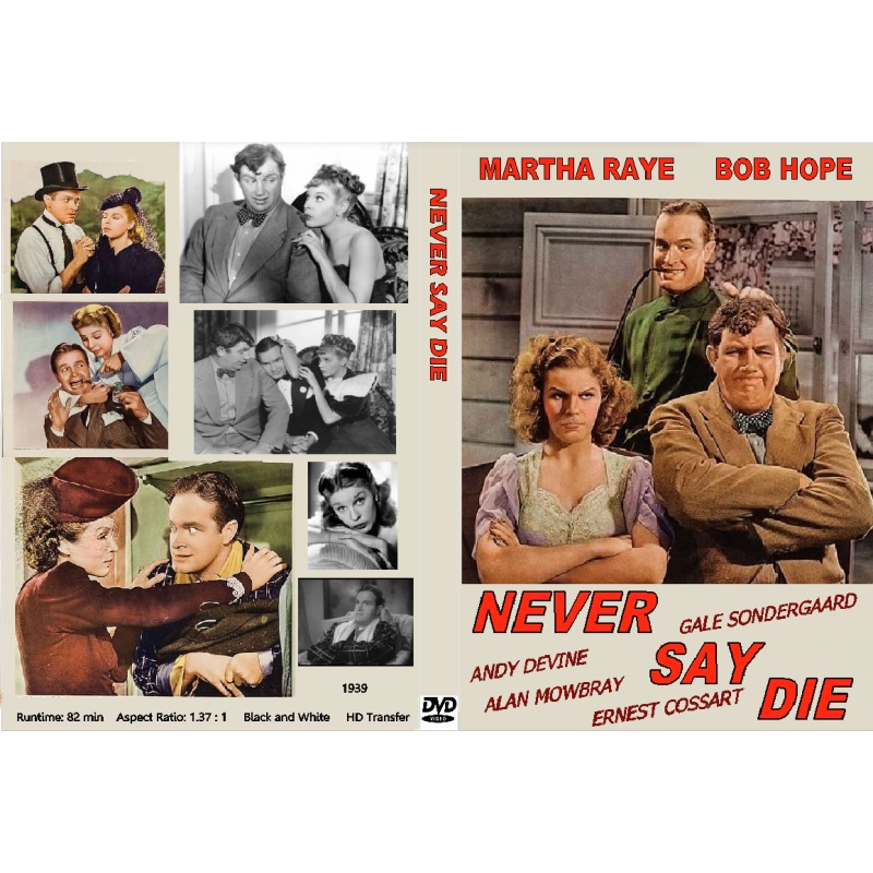 NEVER SAY DIE (1939) Bob Hope