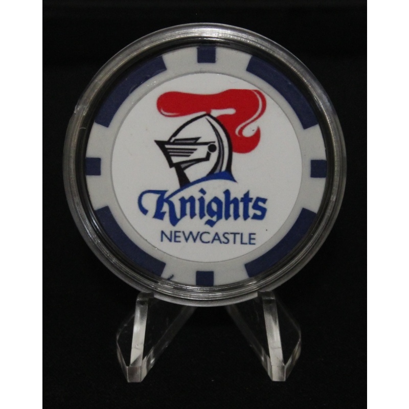 Poker Chip Card Guards Protectors - Newcastle Knights