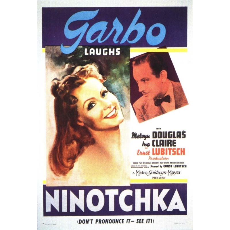 Ninotchka - Greta Garbo, Melvyn Douglas, Ina Claire  1939
