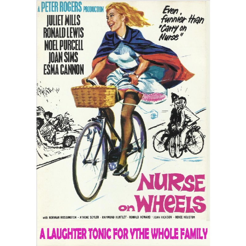 NURSE ON WHEELS (1963) Juliet Mills Ronald Lewis Joan Sims
