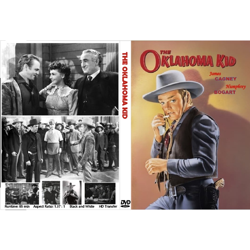 THE OKLAHOMA KID (1939) James Cagney Humphrey Bogart