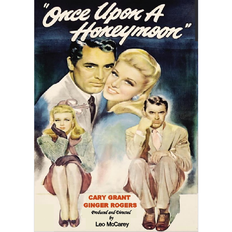 ONCE UPON A HONEYMOON (1942) Cary Grant Ginger Rogers