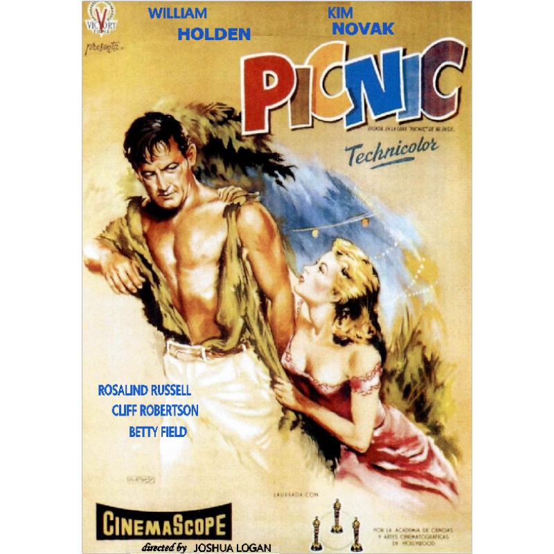 PICNIC (1956) William Holden Kim Novak Rosalind Russell