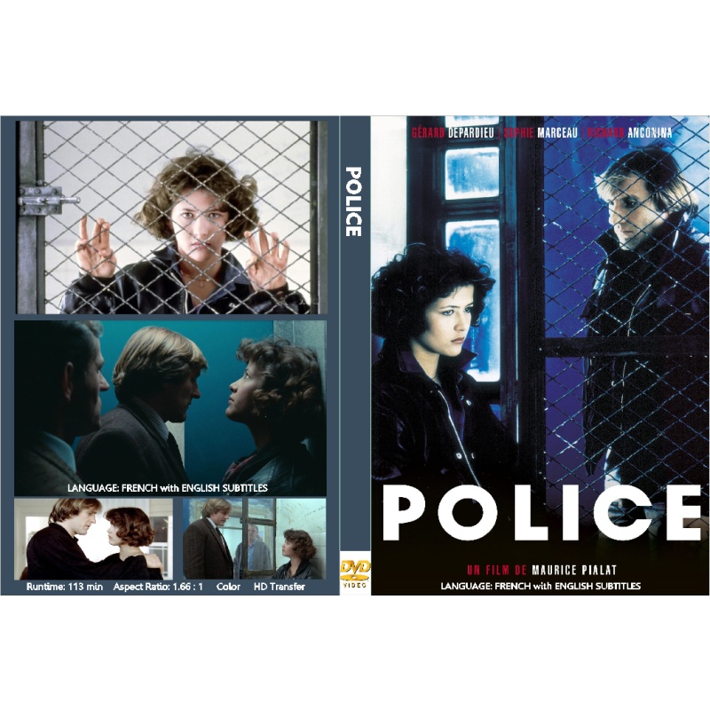 POLICE (1985) Gerard Depardieu Sophie Marceau
