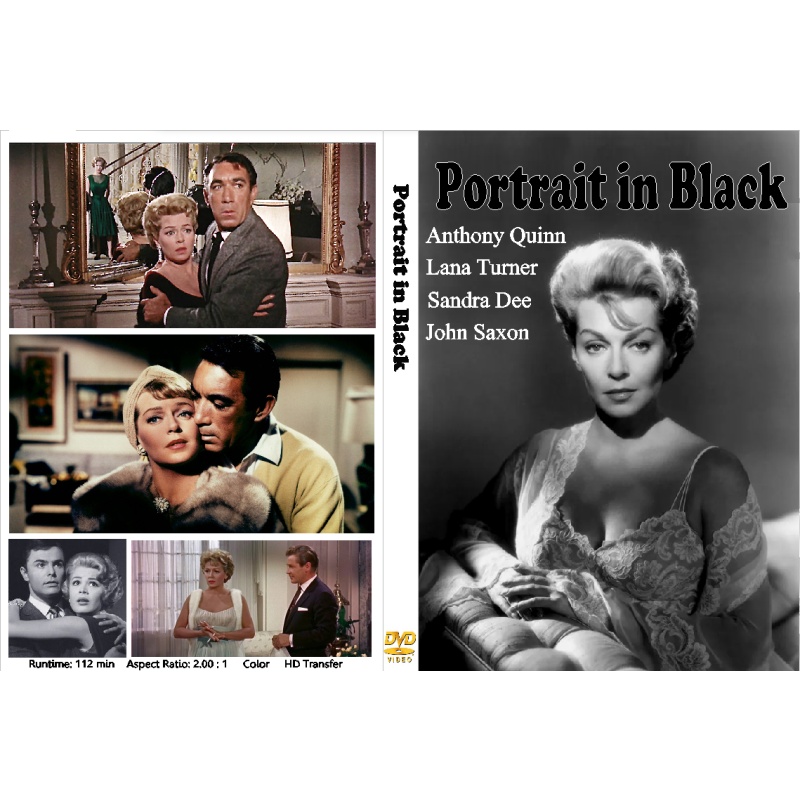 PORTRAIT IN BLACK (1960) Lana Turner Anthony Quinn Sandra Dee John Saxon