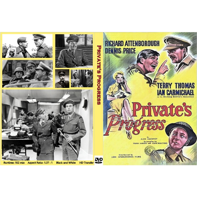 PRIVATE'S PROGRESS (1956) Ian Carmichael Dennis Price Terry-Thomas Richard Attenborough