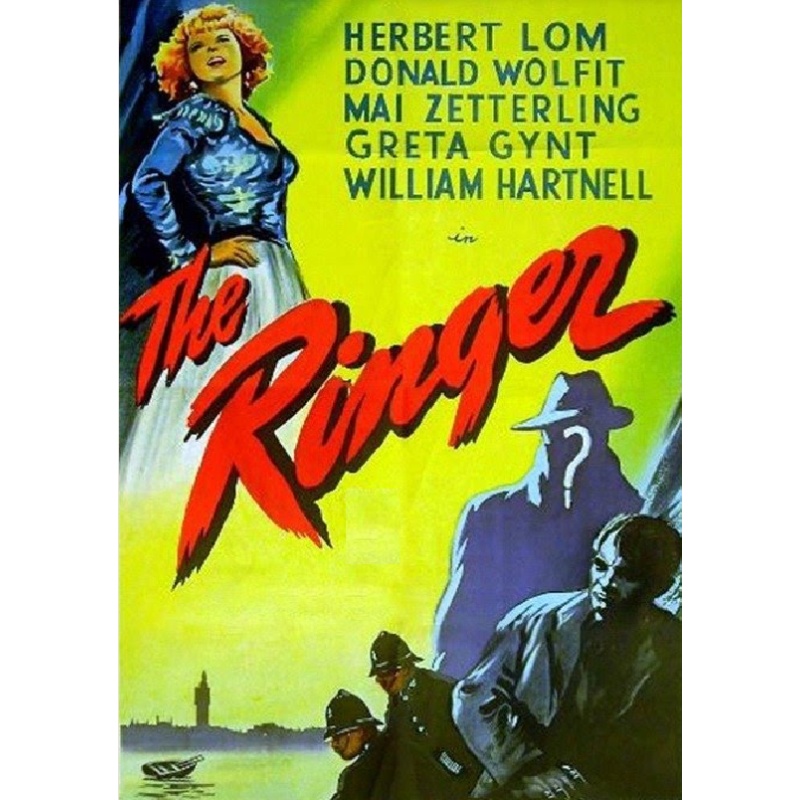 THE RINGER (1952) Herbert Lom Mai Zetterling Greta Gynt William Hartnell