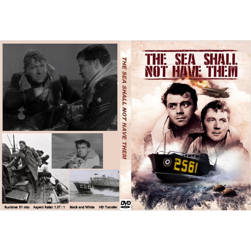 THE SEA SHALL NOT HAVE THEM (1954) Dirk Bogarde Michael Redgrave  Anthony Steel
