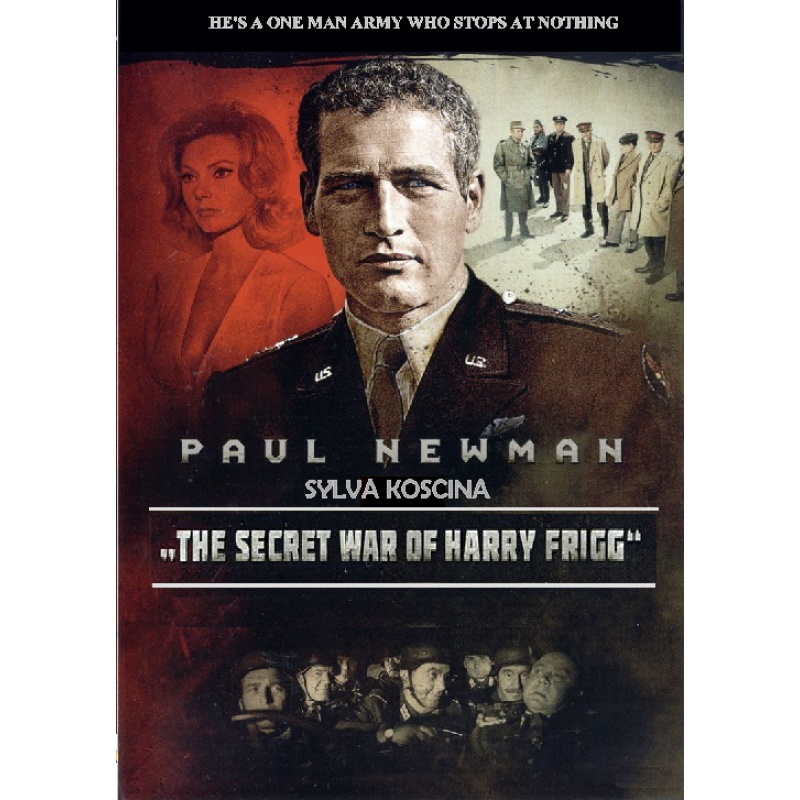 THE SECRET WAR OF HARRY FRIGG (1968) Paul Newman Sylva Koscina