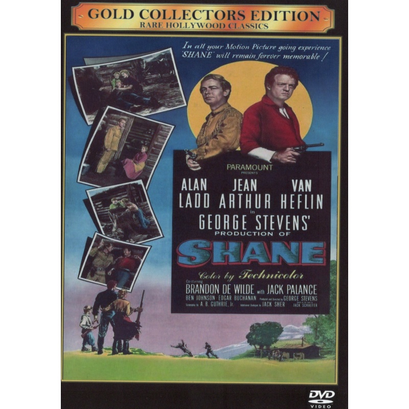 SHANE (1944) - Alan Ladd - Jean Arthur - Van Heflin - DVD (All Region)