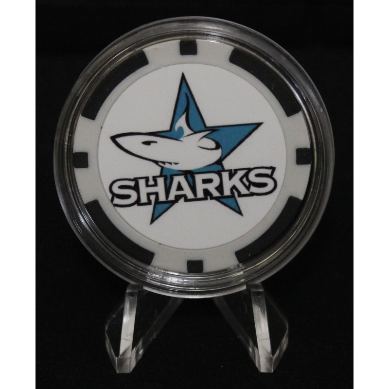 Poker Chip Card Guards Protectors - Sharks