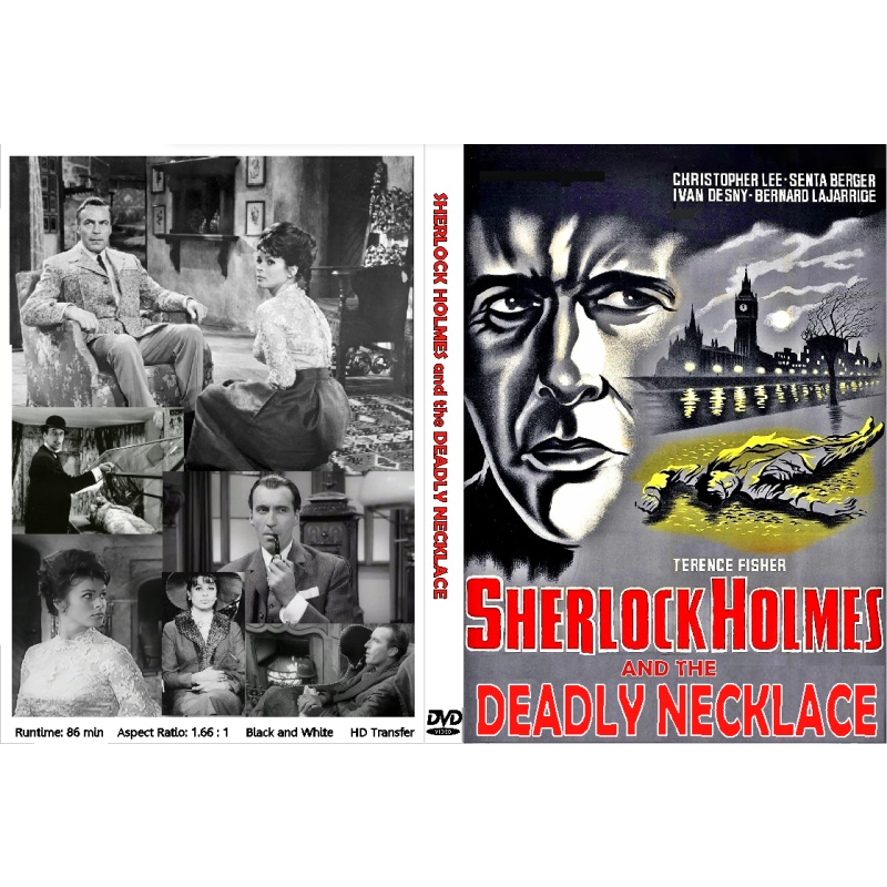 SHERLOCK HOLMES AND THE DEADLY NECKLACE (1962 Christopher Lee Thorley Walters Senta Berger  (GERMAN ENG SUBS)