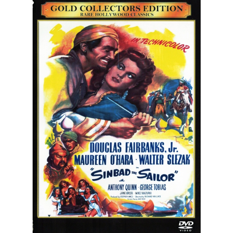 Sinbad the Sailor (1947) - Douglas Fairbanks Jr. - Maureen O'Hara - Walter Slezak - DVD (All Region)
