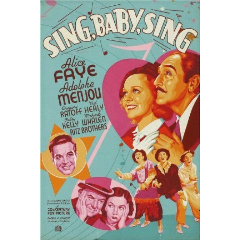 Sing, Baby, Sing (1936)  Alice Faye, Adolphe Menjou, Gregory Ratoff