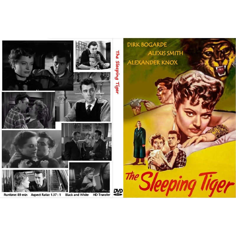 THE SLEEPING TIGER (1954) Dirk Bogarde Alexis Smith Alexander Knox
