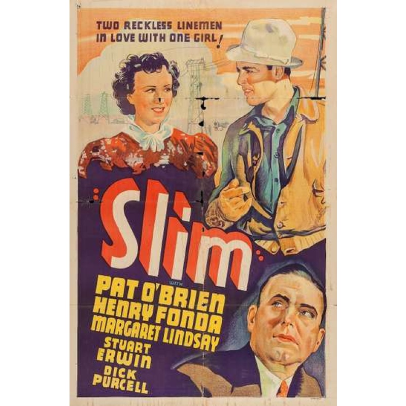 Slim (1937)  Pat O'Brien, Henry Fonda, Stuart Erwin  Rare film