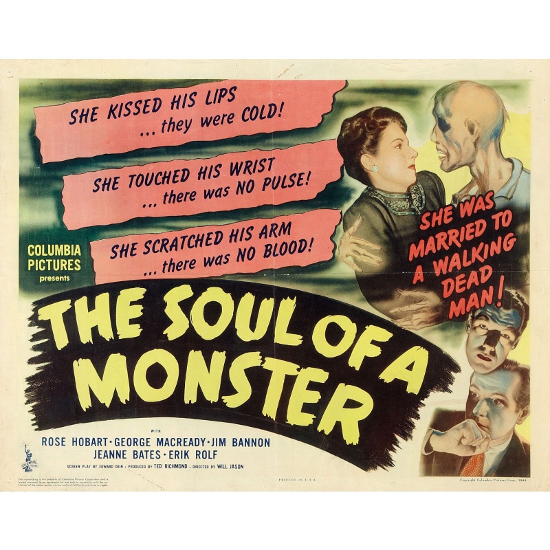 The Soul of a Monster (1944) | Full Movie | w/ Rose Hobart, George Macready, Jim Bannon, Jeanne Bates