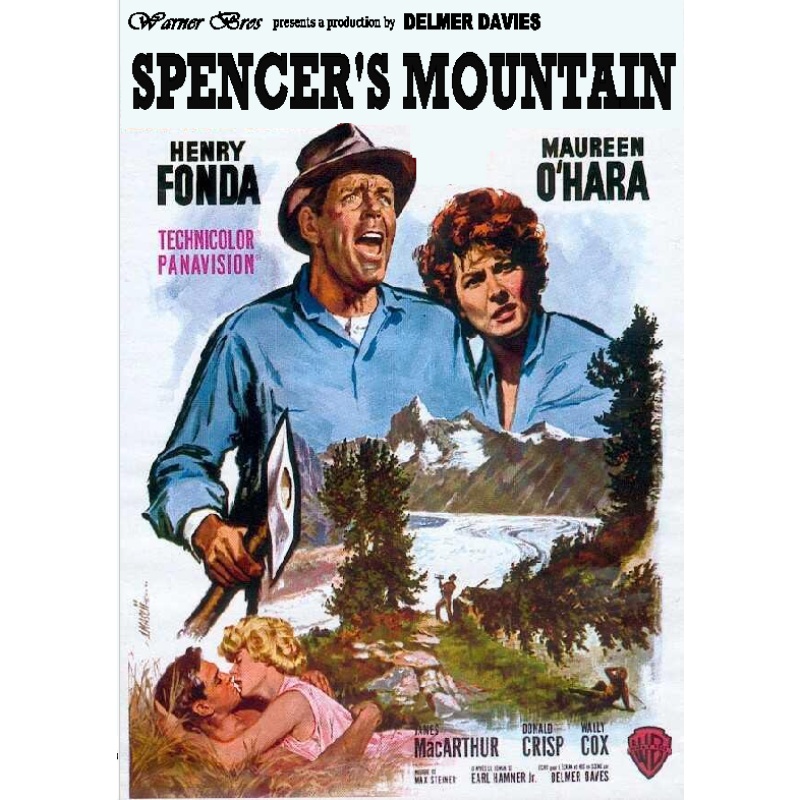 SPENCER'S MOUNTAIN (1963) Henry Fonda Maureen O'Hara
