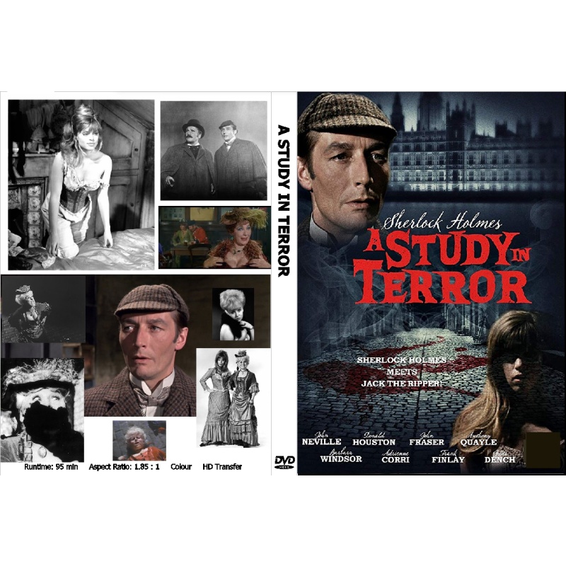 A STUDY IN TERROR (1965) Judi Dench Robert Morley