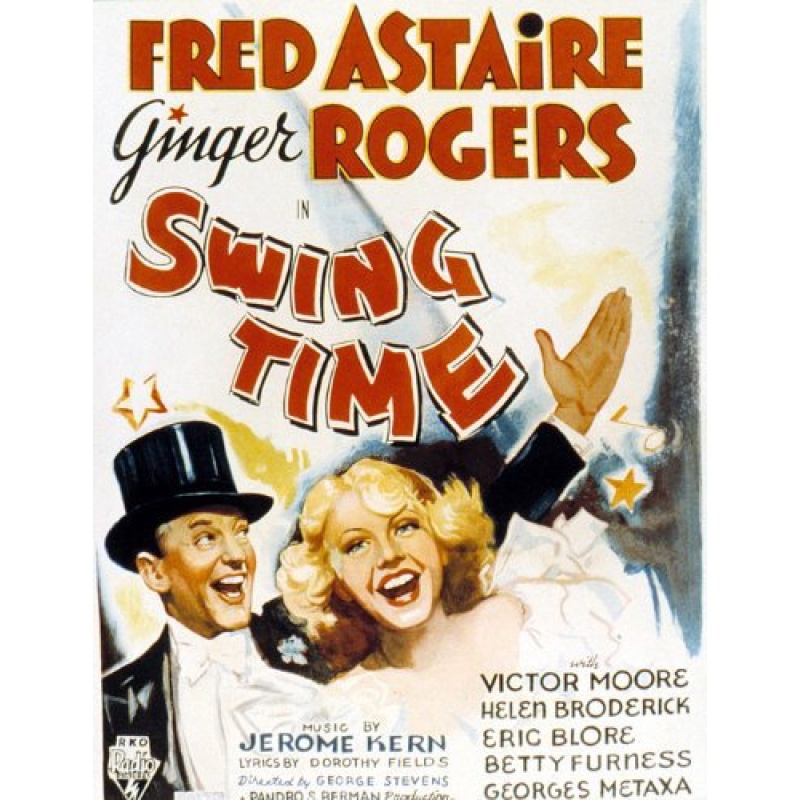 Swing Time (1936) Fred Astaire, Ginger Rogers, Victor Moore