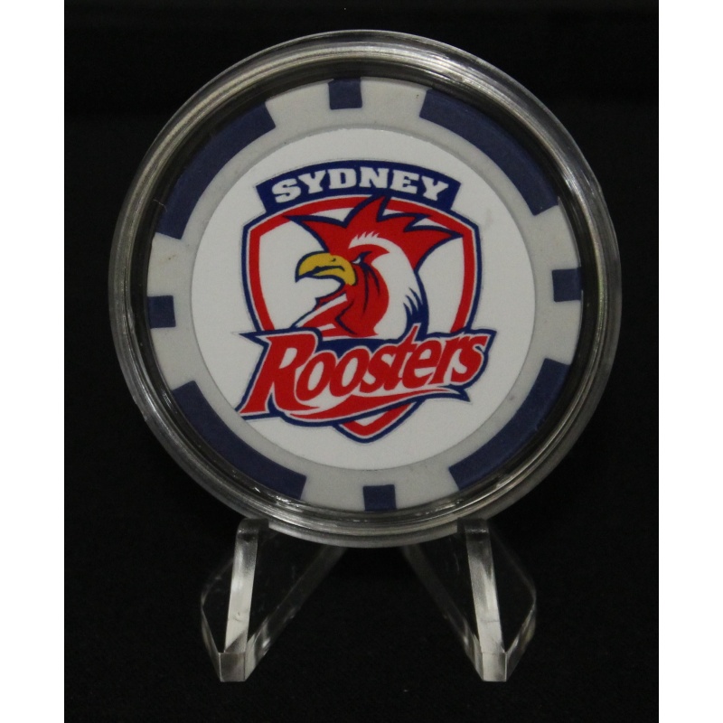 Poker Chip Card Guards Protectors - Sydney Roosters
