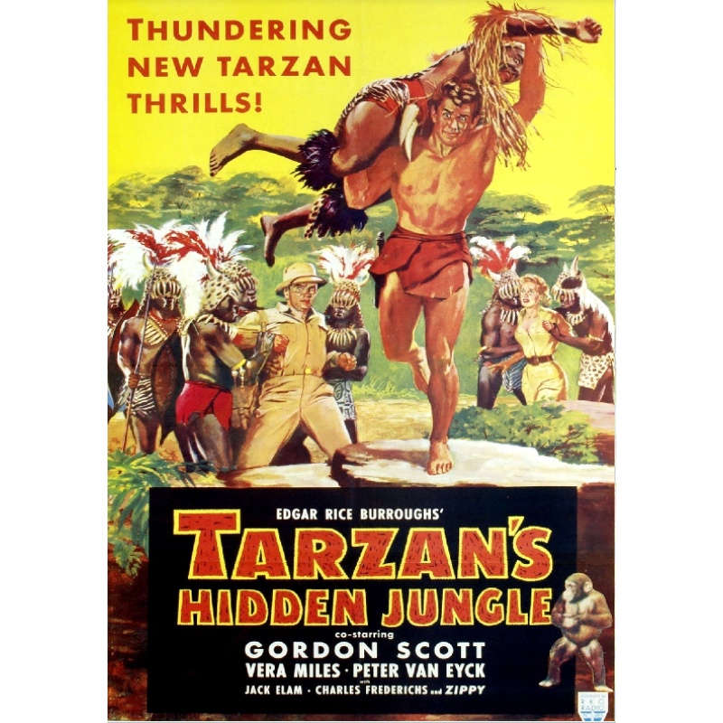 TARZAN'S HIDDEN JUNGLE (1955) Gordon Scott Vera Miles