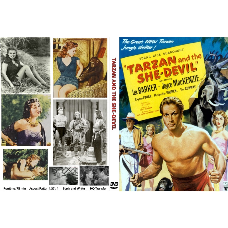 TARZAN AND THE SHE-DEVIL (1953) Lex Barker Joyce MacKenzie
