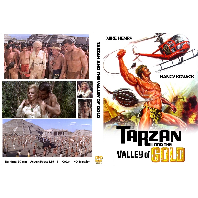 TARZAN AND THE VALLEY OF GOLD (1966) Mike Henry Nancy Kovack
