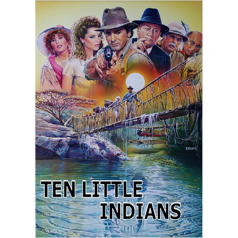 TEN LITTLE INDIANS (1989) Donald Pleasance Sara Maur Thorp Herbert Lom