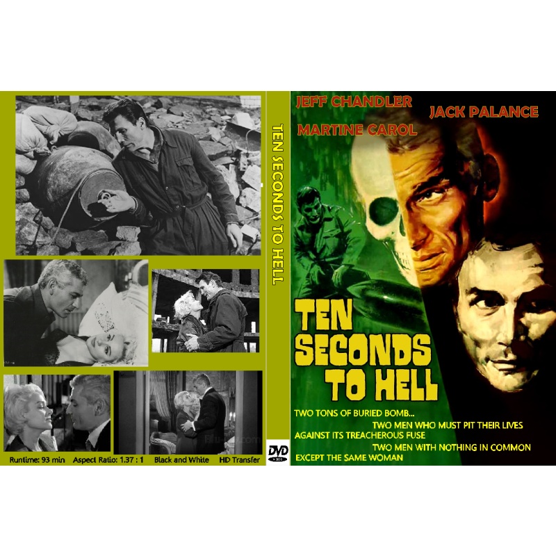 TEN SECONDS TO HELL (1959) Jeff Chandler Jack Palance Martine Carol