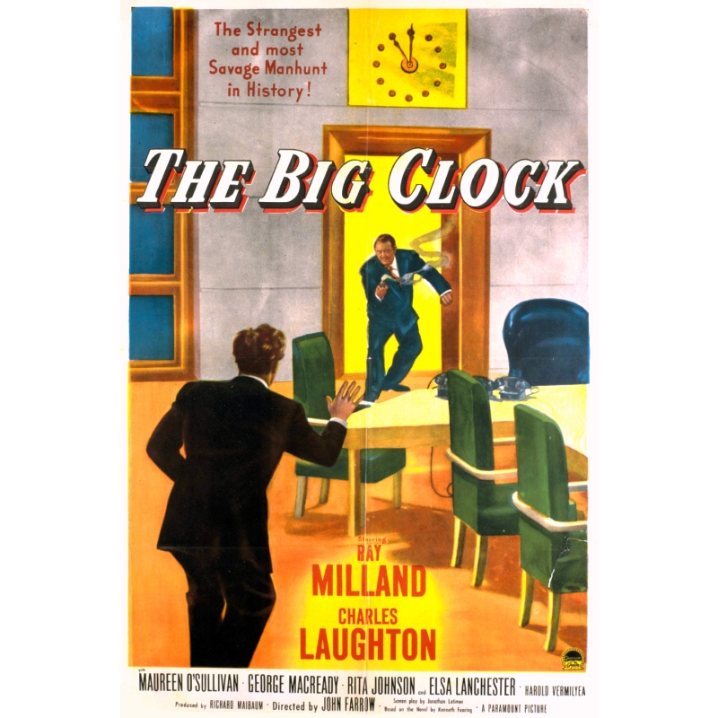The Big Clock 1948 - Ray Milland, Charles Laughton, Maureen O'Sullivan