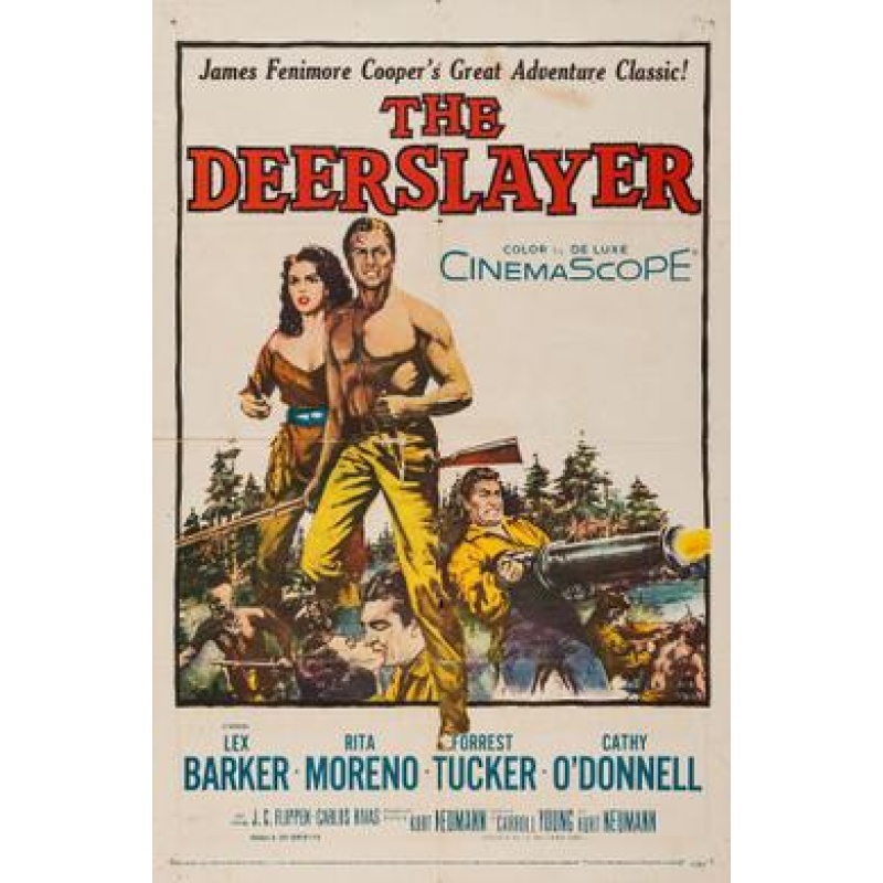The Deerslayer 1957 .Stars Lex Barker Rita Moreno Forrest Tucker