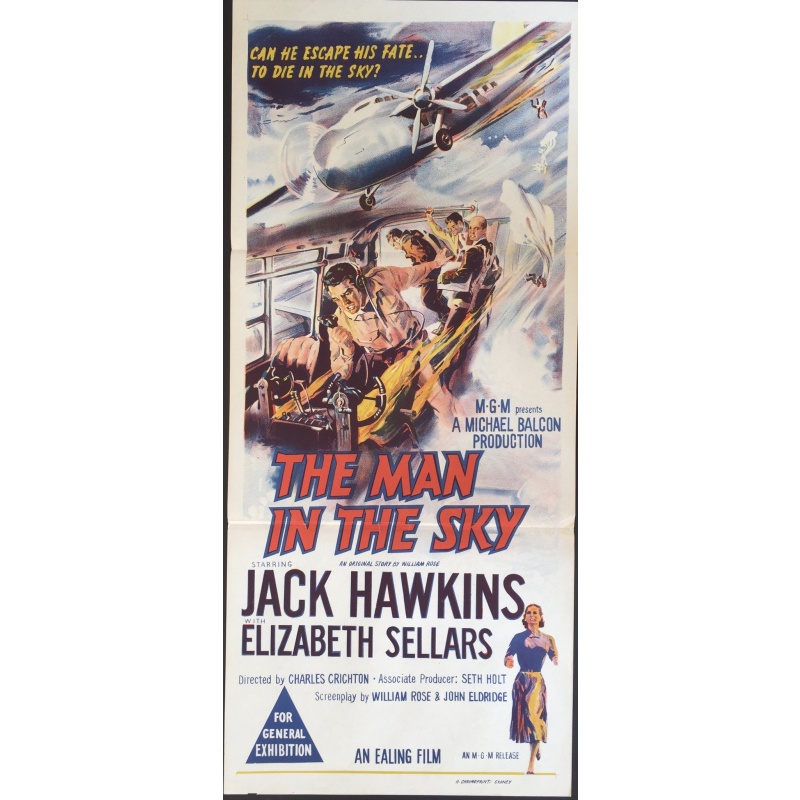 The Man in The Sky (1957) Jack Hawkins, Elizabeth Sellars, Jeremy Bodkin