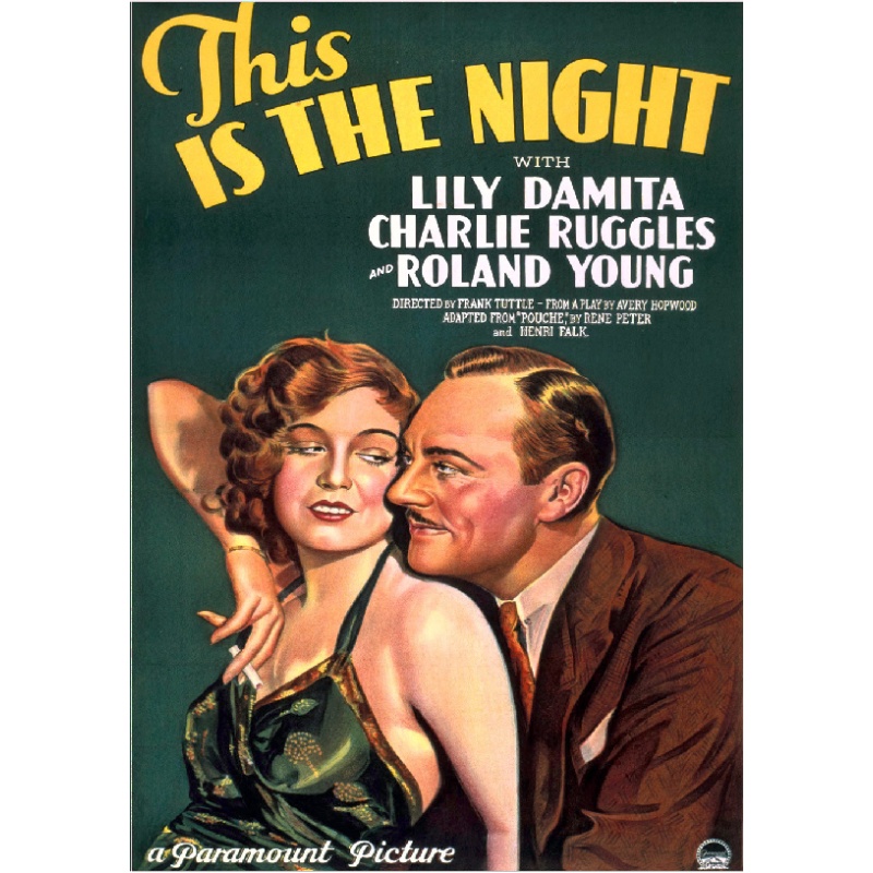 THIS IS THE NIGHT (1932) Lily Damita Cary Grant Charlie Ruggles