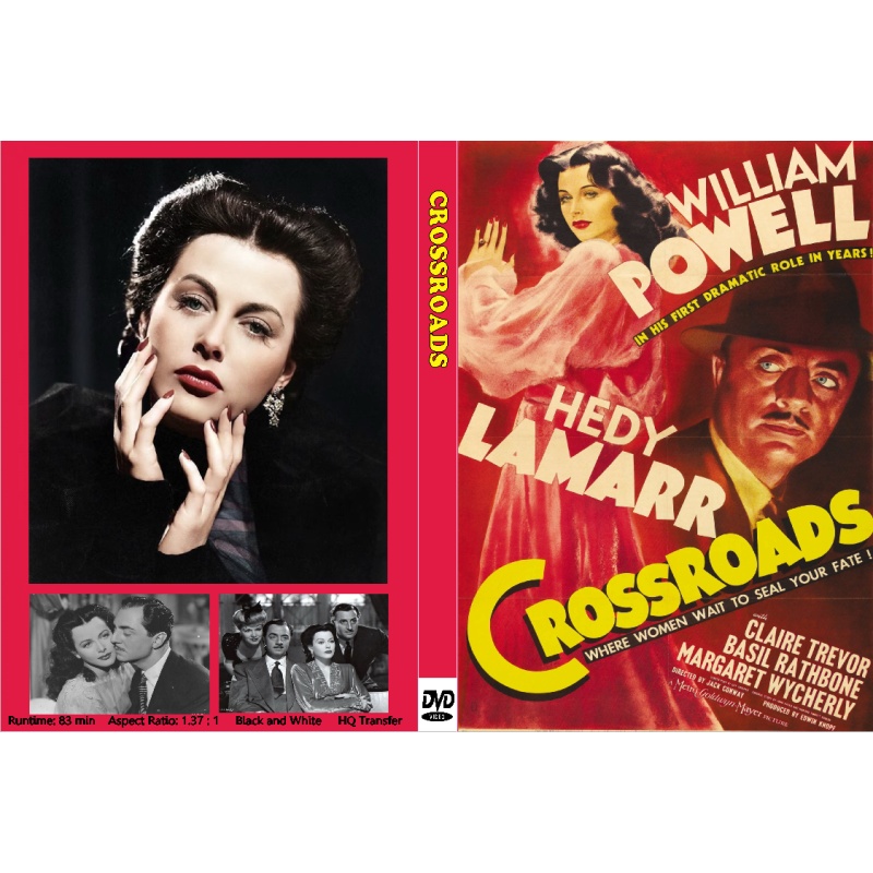 CROSSROADS (1942) Hedy Lamarr William Powell Basil Rathbone