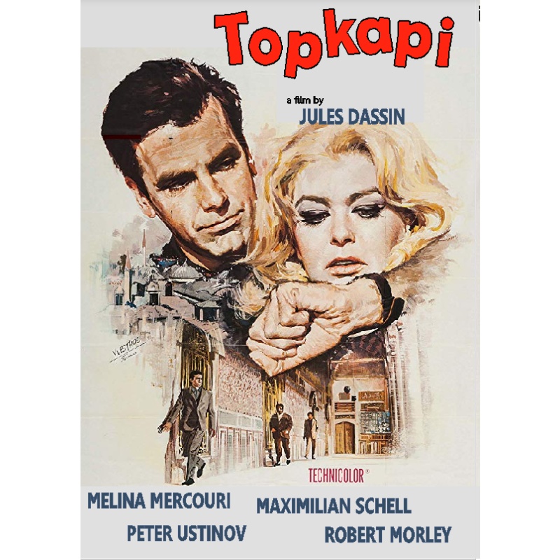 TOPKAPI (1964) Melina Mercouri Peter Ustinov Maximilian Schell Robert Morley