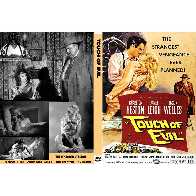 TOUCH OF EVIL Charlton Heston Janet Leigh Orson Welles