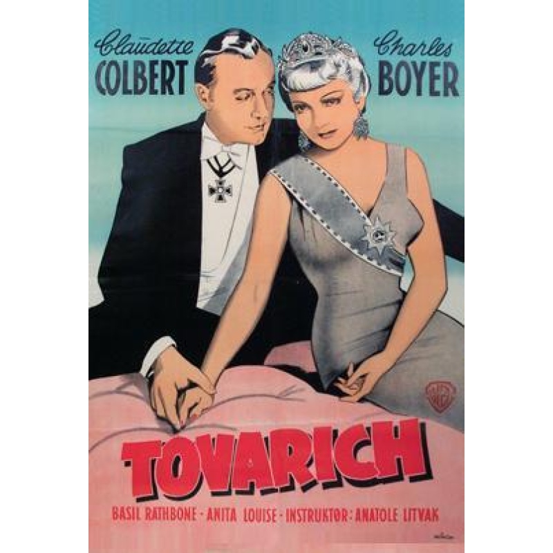 Tovarich (1937) Claudette Colbert, Charles Boyer, Basil Rathbone